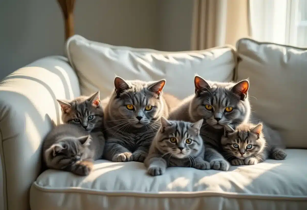 Races de chats gris : diversité et beauté de ces félins