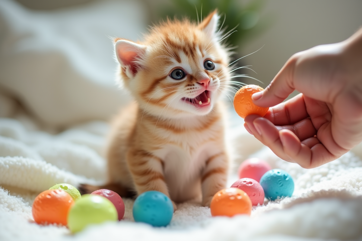 chaton morsures