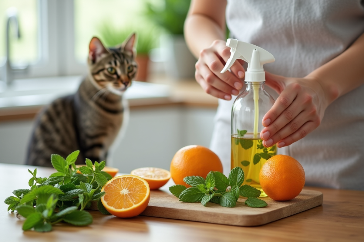 chat  odeur